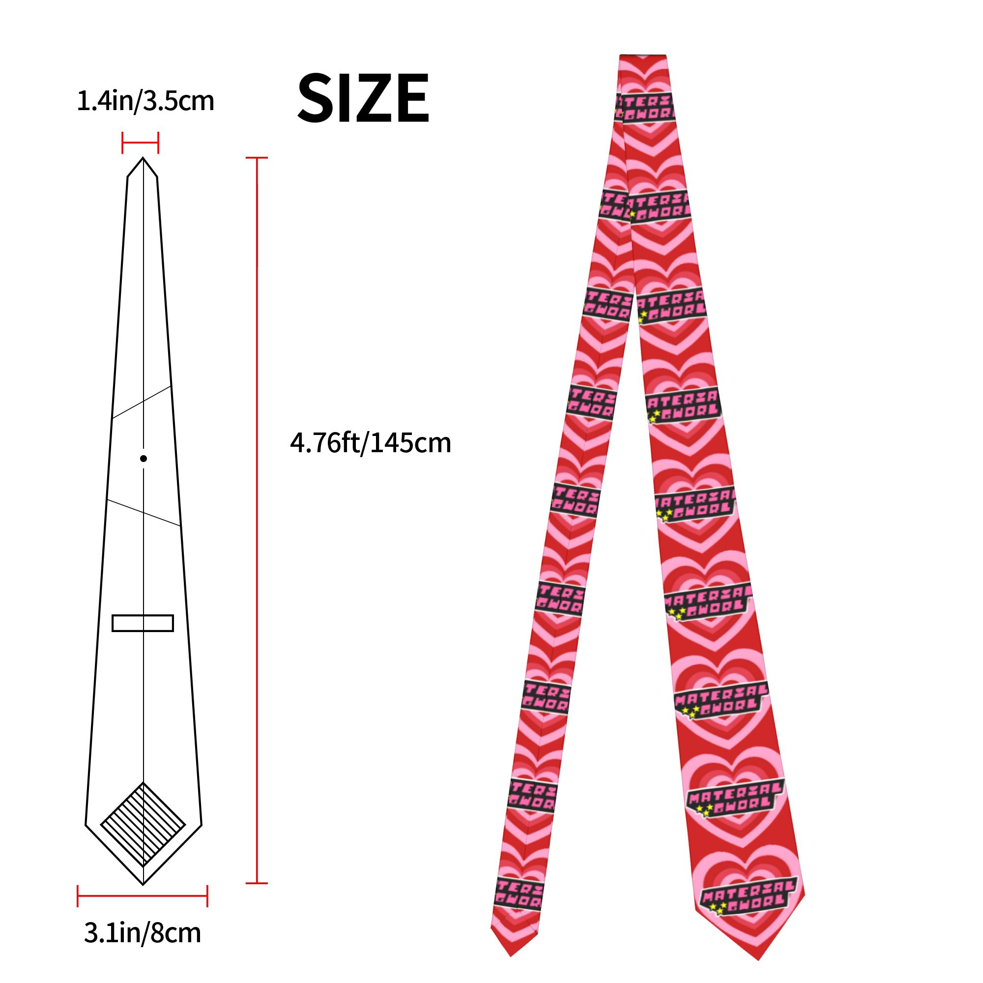 Whoopass Girls Material Gworl  - Skinny Tie Men 评论和价格