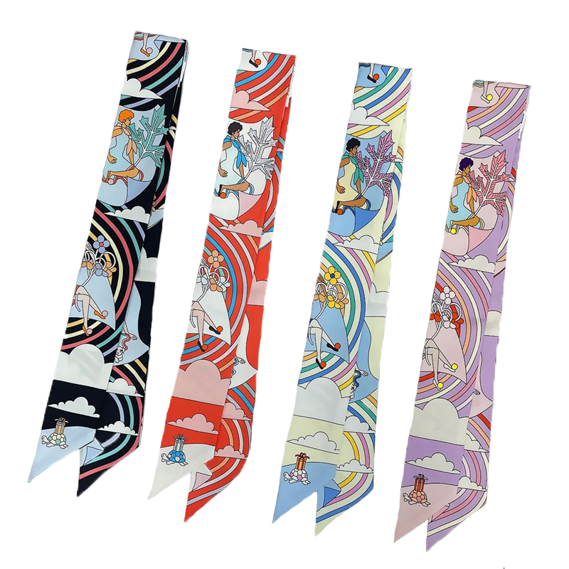 Women 100% Mulberry Silk Scarf - Head Wrap Turban 评论和价格
