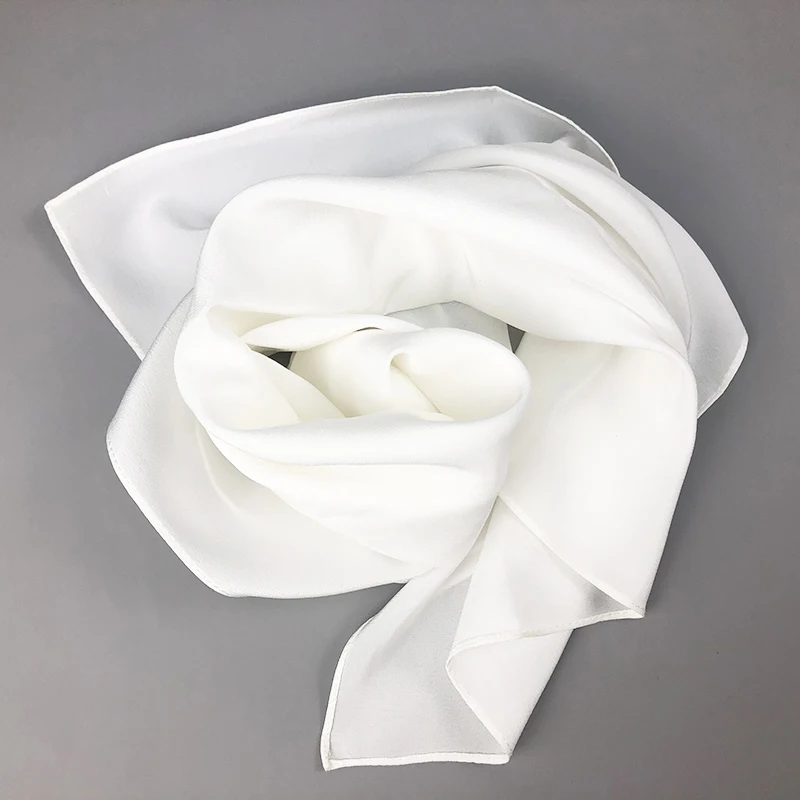 New Women Silk Scarf Square Ne - Silk Neck Scarf 评论和价格