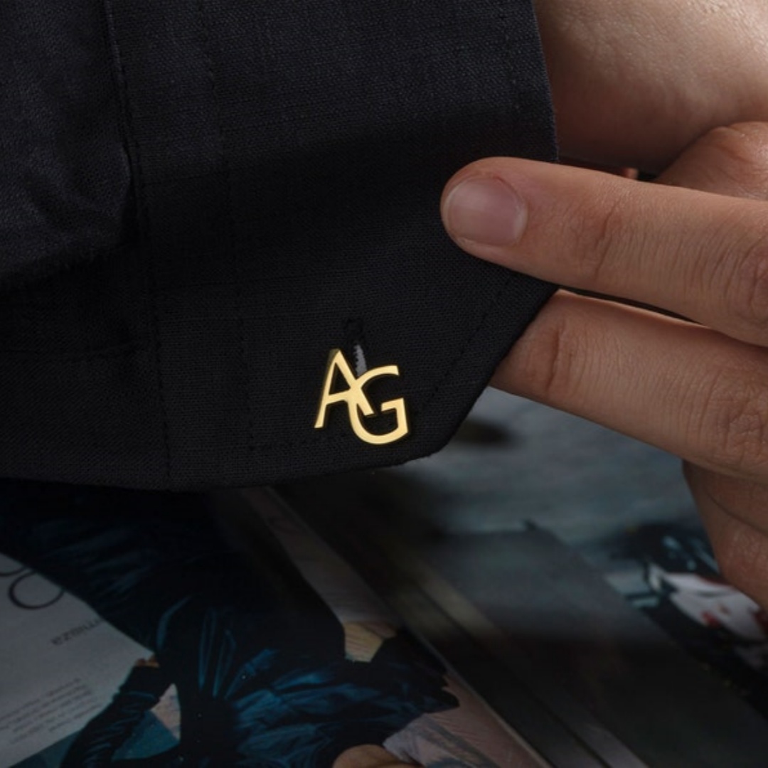 Custom Name Cufflinks for Men  - Tie Clip Silver 评论和价格