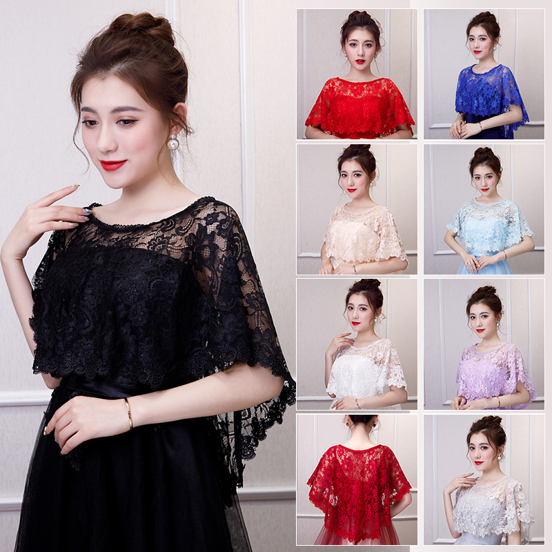 Hot Sale Lace Wedding Wrap Jac - Stole Wedding Shawl 评论和价格