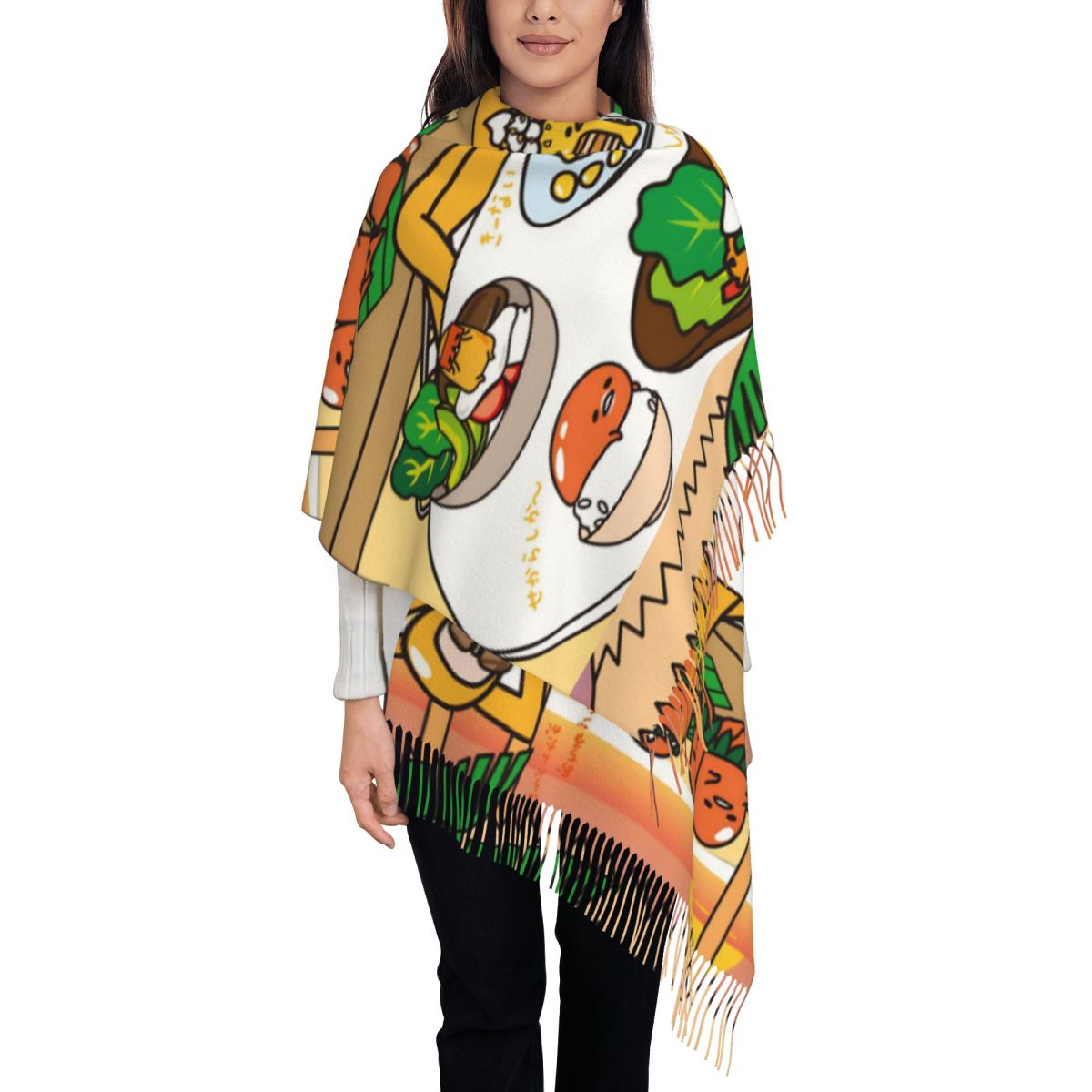 Women's Scarf with Tassel Gude - Pashmina Wrap Large 评论和价格