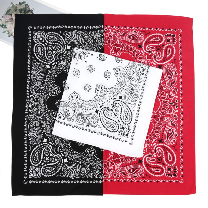 70*70cm Unisex Women 100% Cott - Bandana Cotton 评论和价格
