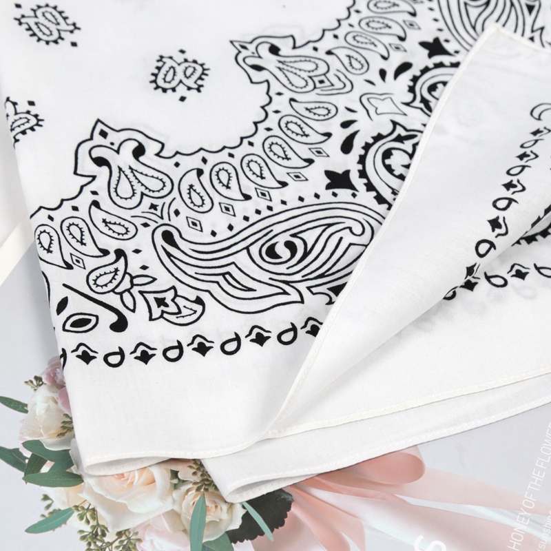 70*70cm Unisex Women 100% Cott - Bandana Cotton 评论和价格