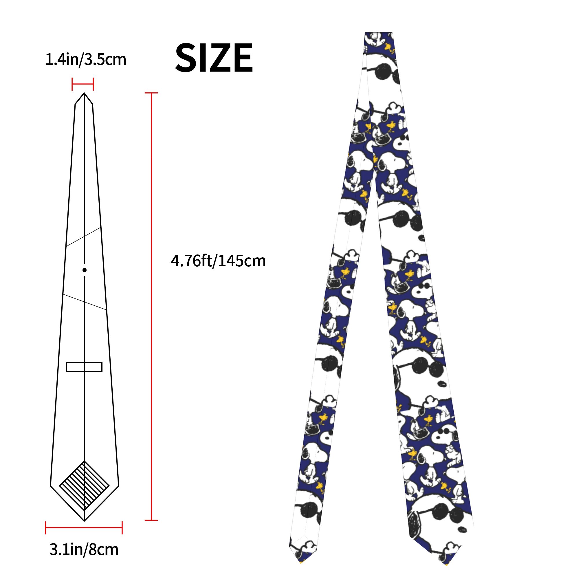 Snoopys Woodstock Necktie Unis - Skinny Tie Men 评论和价格