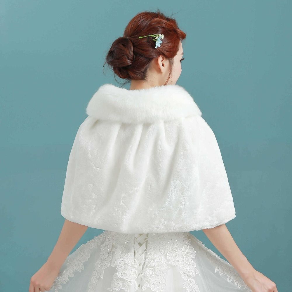 White Womens Winter Thicken Pl - Stole Wedding Shawl 评论和价格