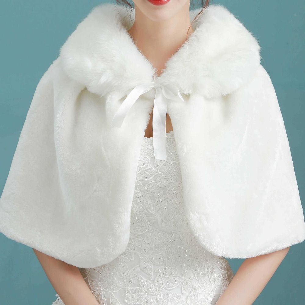 White Womens Winter Thicken Pl - Stole Wedding Shawl 评论和价格