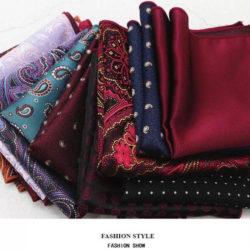 Classic Pasiley Pocket Square  - Pocket Square Set 评论和价格