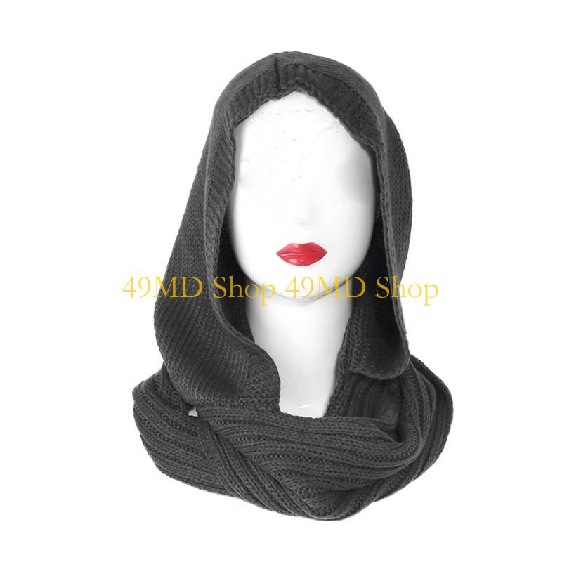 49MD Winter Hat for Women Hood - Infinity Scarf Knit 评论和价格