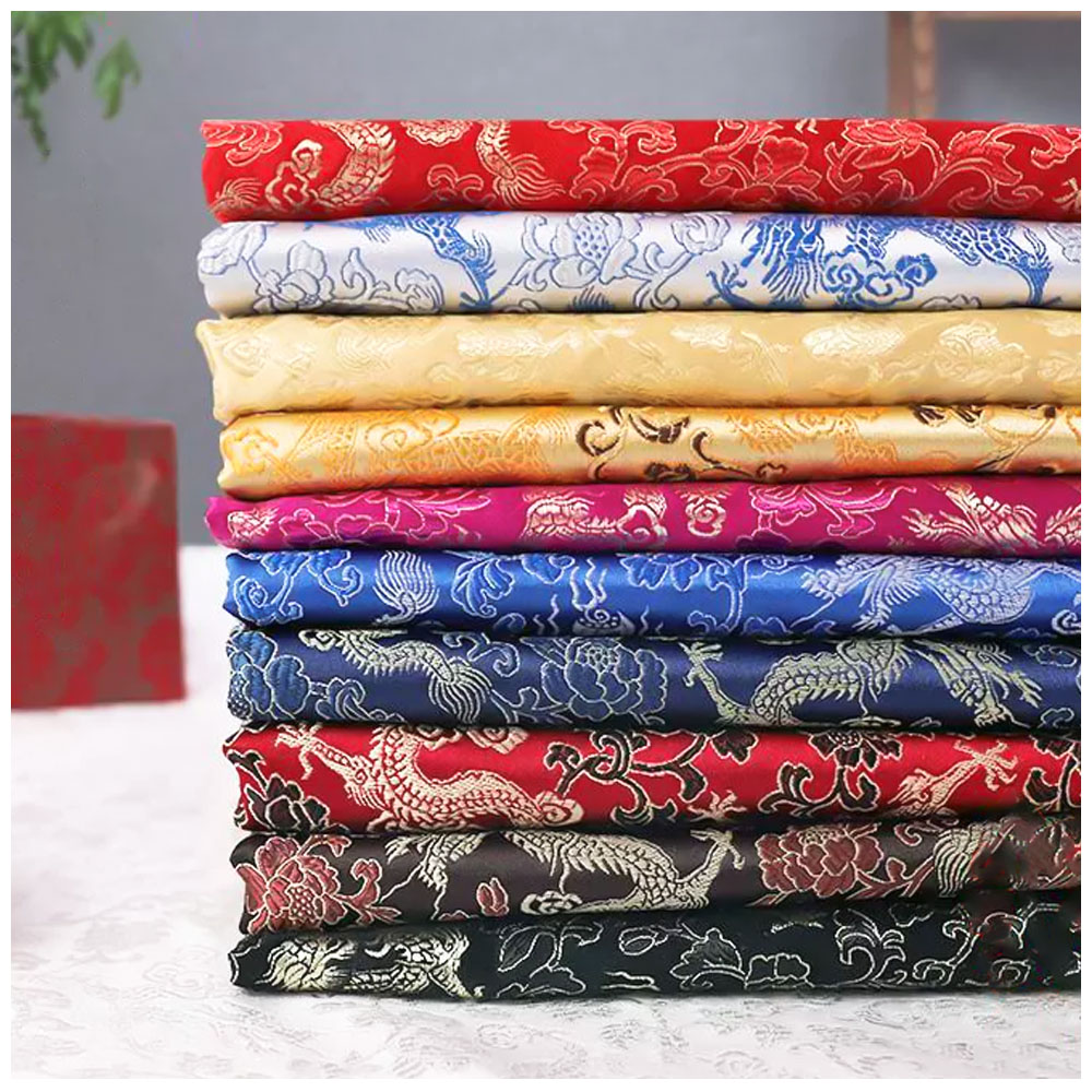 Brocade Jacquard Fabrics Embro - Silk Tie Striped 评论和价格