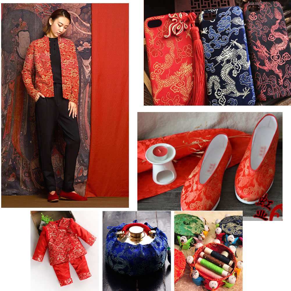 Brocade Jacquard Fabrics Embro - Silk Tie Striped 评论和价格