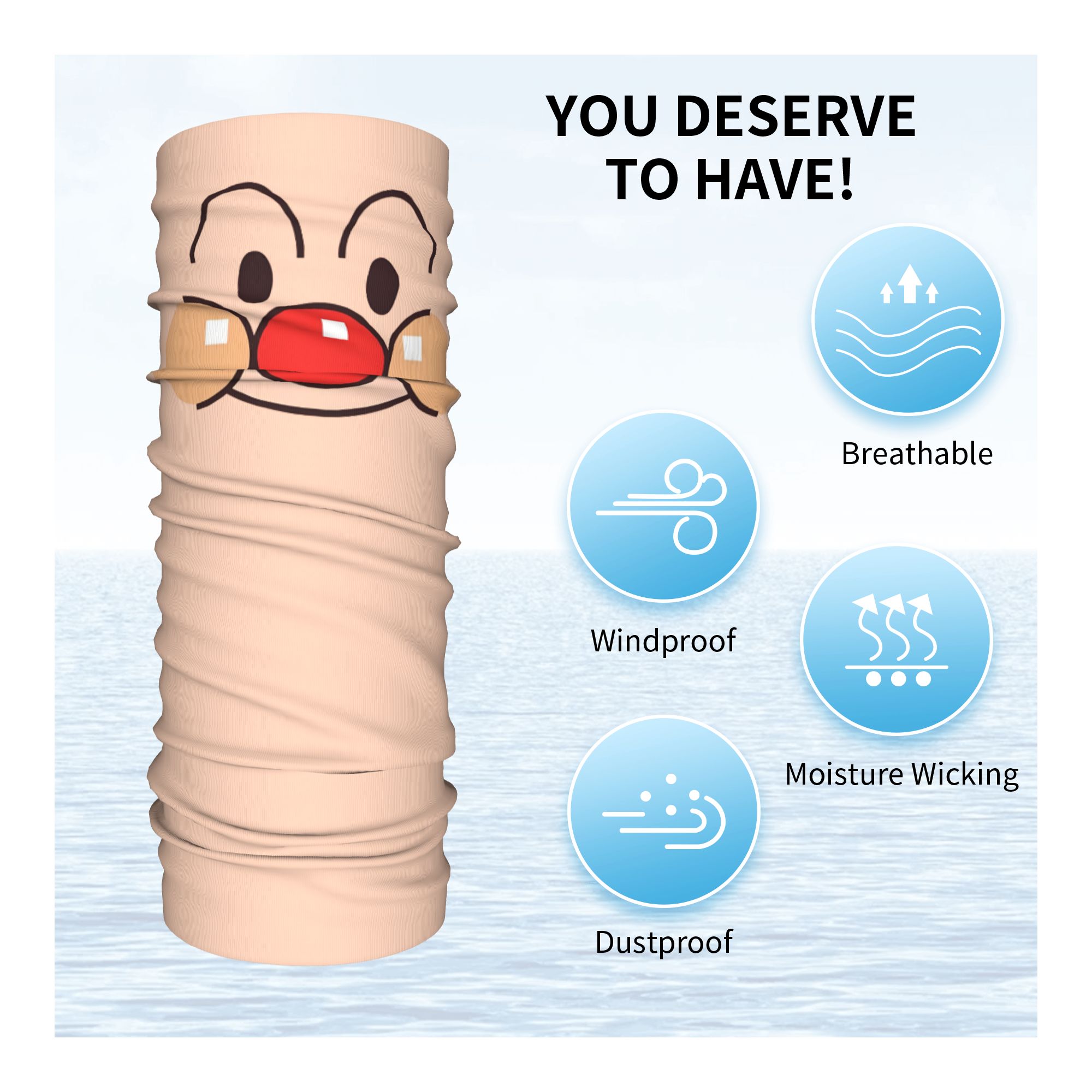Custom Anpanman Comic Manga Ba - Neck Warmer Tube 评论和价格