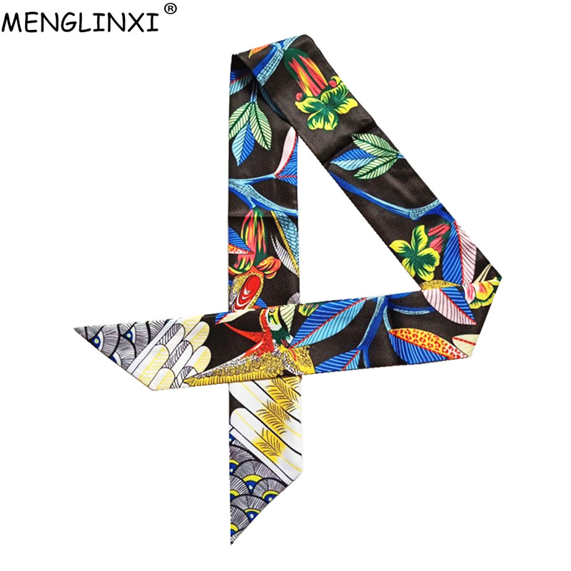 Luxury Brand Hummingbird Print - Silk Neck Scarf 评论和价格